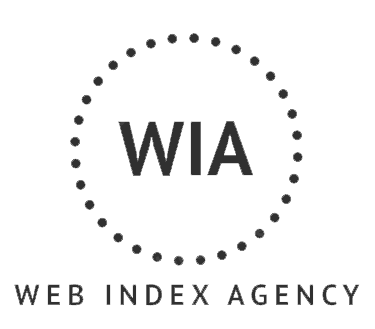Logo officiel de Web Index Agency, agence spécialisée en création de sites internet performants et optimisés pour le SEO.